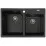 Мойка кухонная Tornado Quartz Duo 80, Black