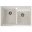Мойка кухонная Tornado Quartz Duo 80, White