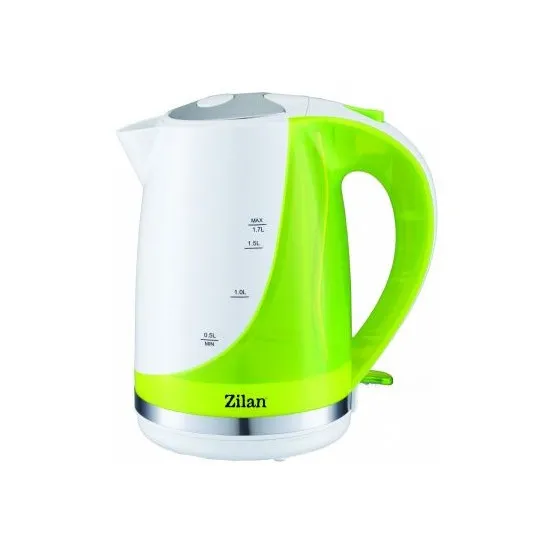 FierbÄ?tor electric Zilan ZLN1303 White/Green (1.7 l/2200 W)