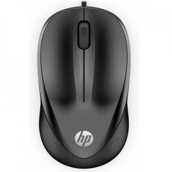 Мышь проводная HP Wired Mouse 1000 (4QM14AA) Black