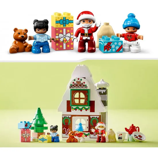Lego Duplo 10976 Santa s Gingerbread House cump ra in Chi in u Moldova UNO.md