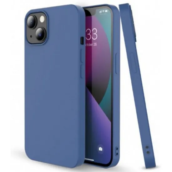 Чехол Helmet Liquid Silicone для iPhone 14, Blue