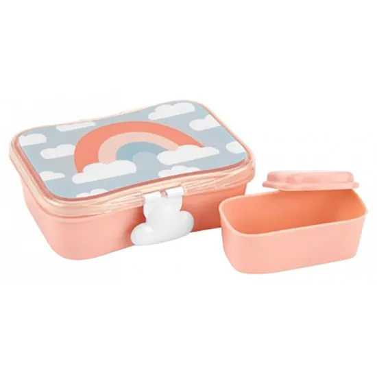 LunchBox Skip hop Spark Curcubeu Roz