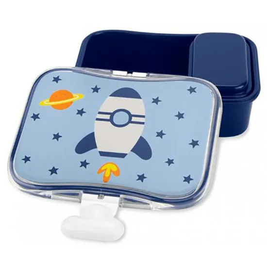 LunchBox Skip hop Spark Rachetă spațială Albastru