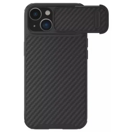 Husă Nilkin Synthetic Fiber S pentru iPhone 14 Plus, Black