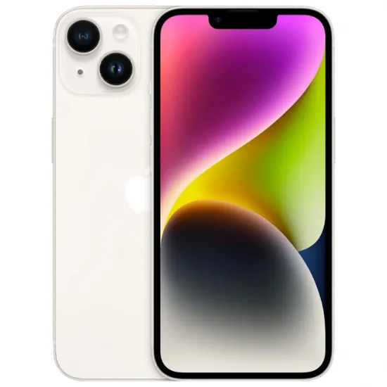 Smartphone Apple iPhone 14, 6 GB/256 GB, Starlight