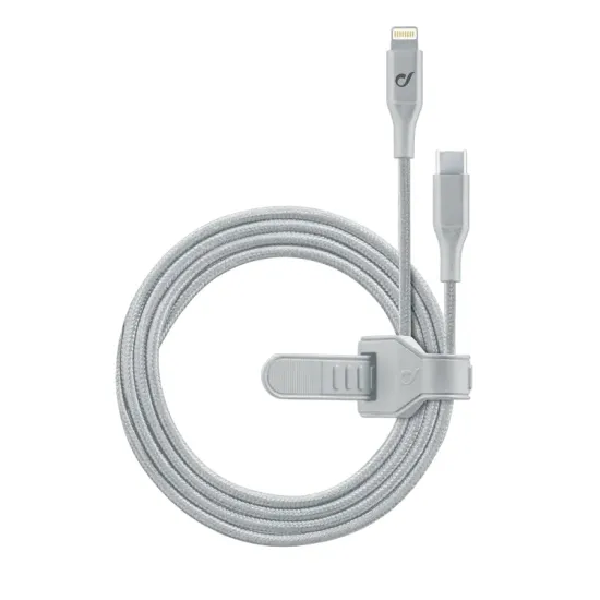 Cablu Cellularline Satellite MFI Lightning/USB Type-C, Silver