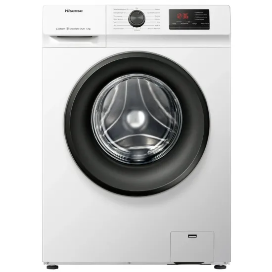 Maşină de spălat Hisense WFVB6010EM White/Black (6 kg)