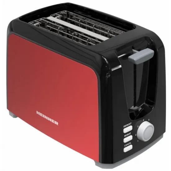 Prăjitor de pâine Heinner HTP700BKRD Black/Red (750 W)