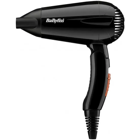 Uscător de păr compact Babyliss 5344E, 2000 W, Black