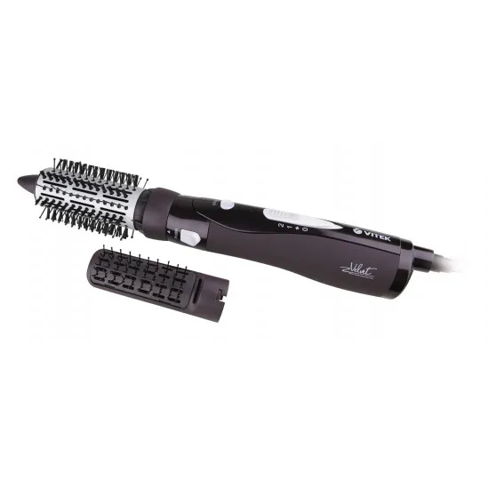 Фен-щётка Vitek VT-8235, 1000 Вт, Black/Purple