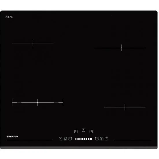 Панель индукционная Sharp KH6V08BS00EU Black