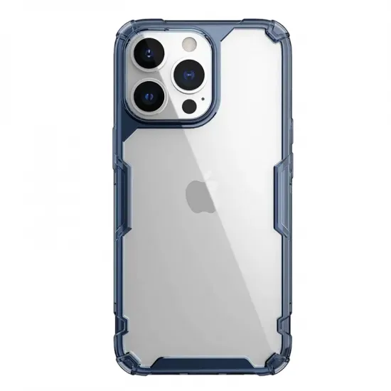 Husă Nillkin Ultra thin TPU, Nature Pro Magnetic pentru iPhone 13 Pro, Blue