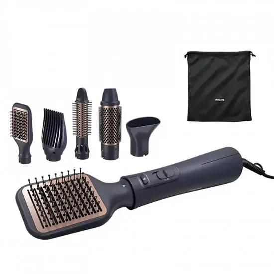 Uscător de păr-perie Philips BHA530/00, 1000 W, Black