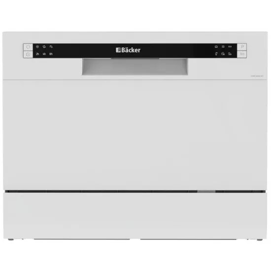 MaÅ?ina de spalat vase compactÄ? Backer WQP6-3602G WH White