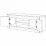 Тумба под ТВ ML-Mobila Гамма 20 (130 см), Дуб крафт белый