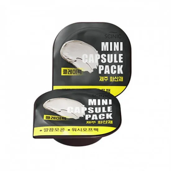 Scinic Mini Capsule Skin Care (Jeju Volcanic Ash) - Masca detoxifianta