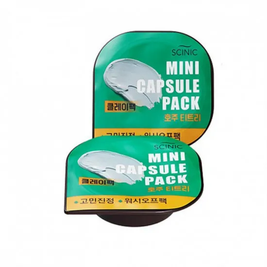 Scinic Mini Capsule Skin Care (Australia Tea Tree) - Masca faciala cu extract de Arbore de Ceai