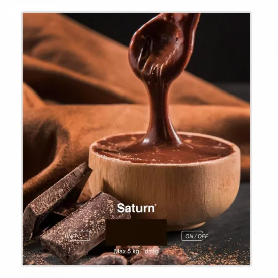 Cântar de bucÄ?tÄ?rie Saturn ST-KS7834, Chocco