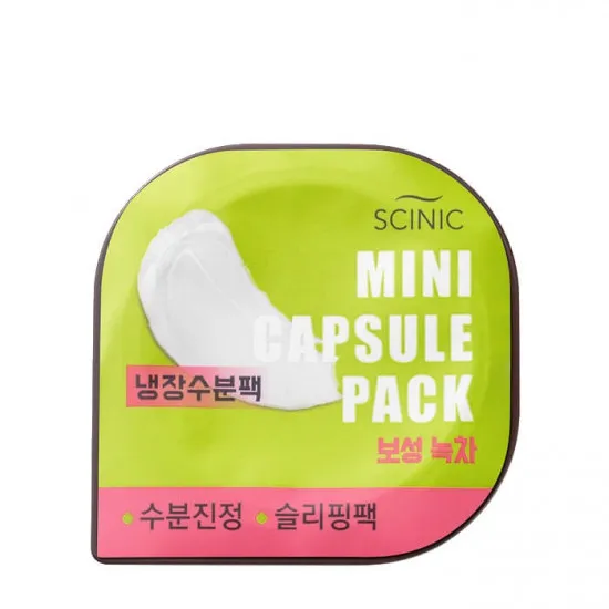 Scinic Mini Capsule Skin Care (Boseong Green Tea) - Masca pentru fata cu extract de Ceai Verde