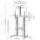 Крепление REFLECTA TV Stand 100VC-Shelf, 60 "-100 ", max.100 кг