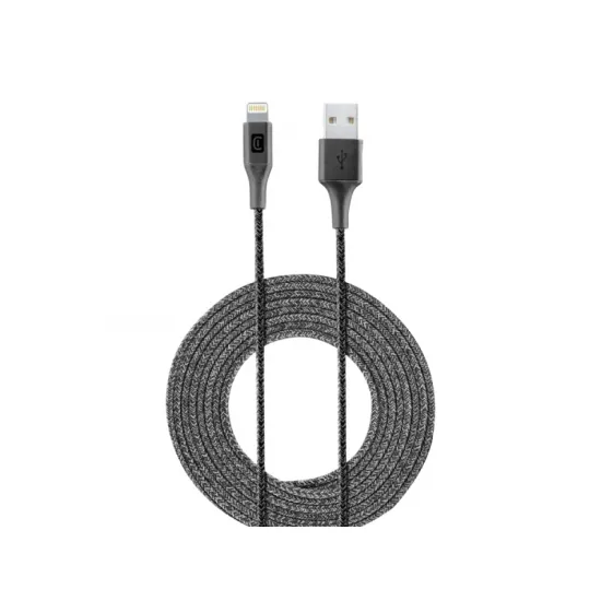 Cablu Cellularline Long MFI USB Type-A/Lighting, Black