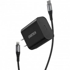 Зарядное устройство Choetech Q5004 20 Вт, Black (Lightning) Зарядное устройство Choetech Q5004 20 Вт, Black (Lightning)