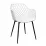 Стул Decoprim SL-7019, White/Black Legs