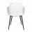Стул Decoprim SL-7019, White/Black Legs