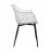 Стул Decoprim SL-7019, White/Black Legs