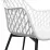 Стул Decoprim SL-7019, White/Black Legs