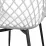 Стул Decoprim SL-7019, White/Black Legs