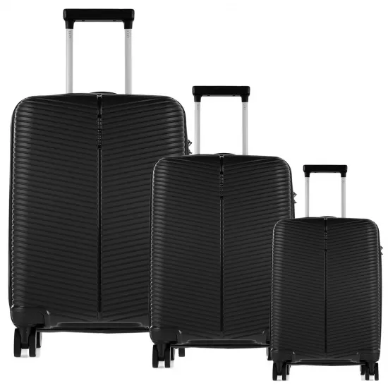 Комплект чемоданов CCS 5224 Set, Black