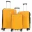 Set de valize CCS 5224 Set, Yellow