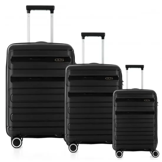 Комплект чемоданов CCS 5225 Set, Black