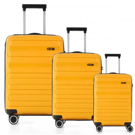 Комплект чемоданов CCS 5225 Set, Yellow