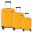 Комплект чемоданов CCS 5225 Set, Yellow