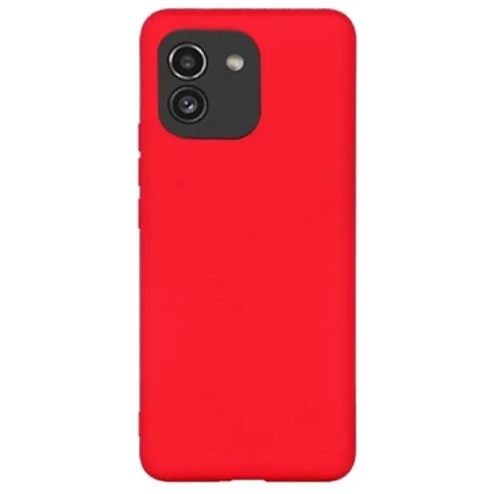 Чехол Helmet Liquid Silicone для Samsung Galaxy A03 Core, Red