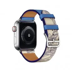 Ремешок VPG Apple Watch 40mm Blue (кожа) Ремешок VPG Apple Watch 40mm Blue (кожа)