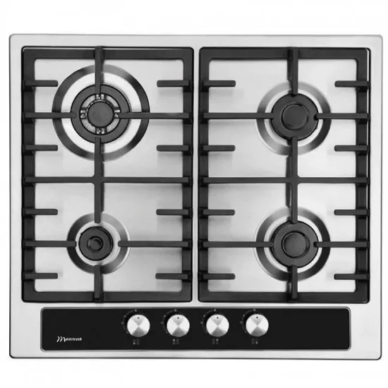 Plită gaz Mastercook VEGA MC-E 4265 Texture Glass Inox