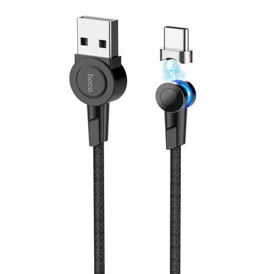 Кабель Hoco S8 Magnetic USB 2.0/USB Type-C, Black (HOCO-S8MGNTCBK)