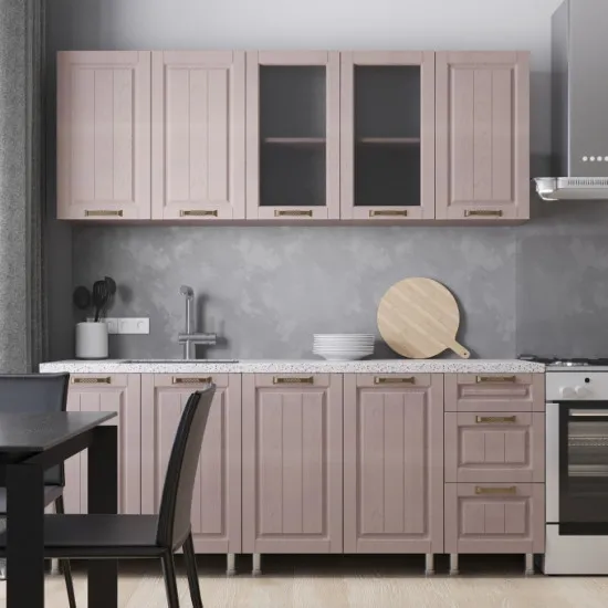 Bucatarie ML-Mobila Provans 2.0 m, Alb / Capuccino