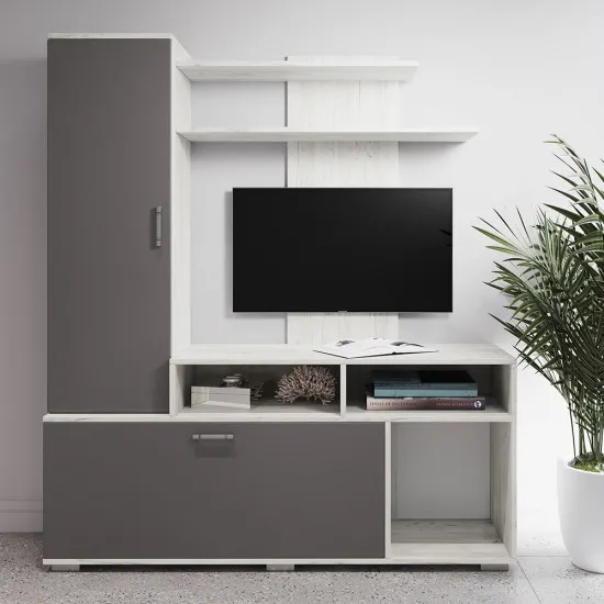 Living ML-Mobila Ð?Ð?-4 (150 cm), Kraft Alb / Antracit