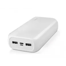 Аккумулятор внешний ttec ReCharger Ultra, 30000 мАч, Белый