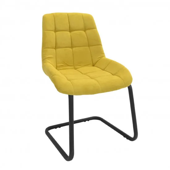 Scaun DP Nicole CF Soro 40 Yellow/Black Legs