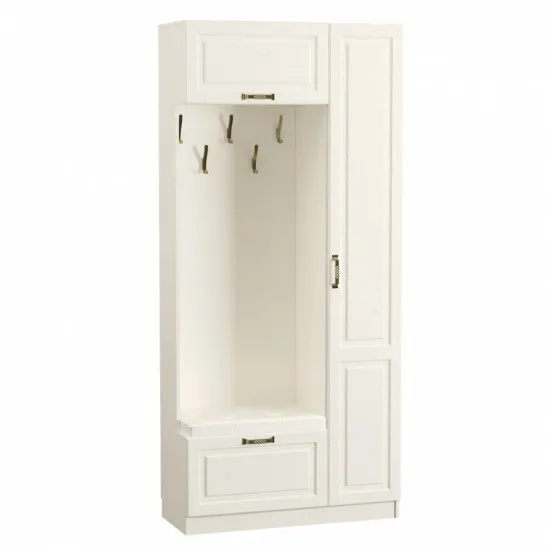 Dulap ML-Mobila Liverpool 19 (100 cm), Ivory