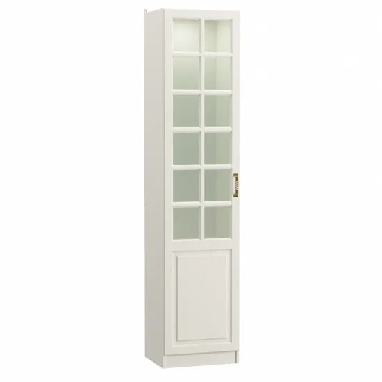 Пенал витрина ML-Mobila Ливерпуль 1 (50 см), Слоновая кость