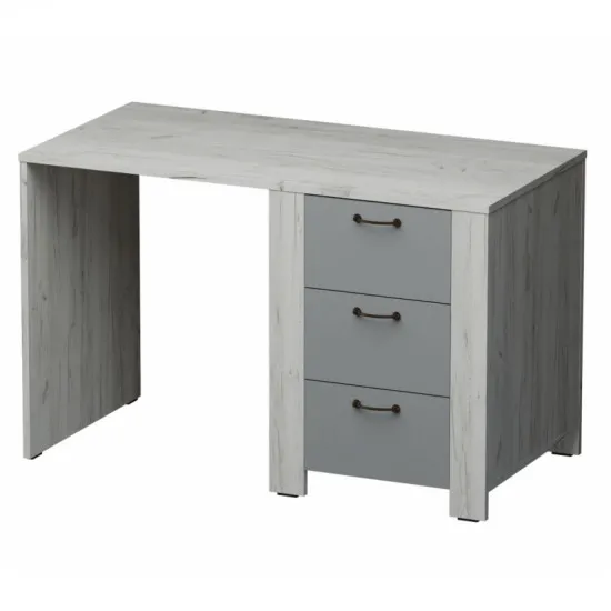 Masă calculator ML-Mobila Vega 15, Stejar craft alb / Sur