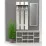 Antreu ML-Mobila Set 1 (105 cm), Stejar craft alb
