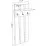 Antreu ML-Mobila Set 3 (106 cm), Stejar craft alb